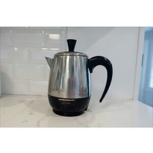 Vintage Farberware SuperFast Electric Coffee Percolator USA Parts/Repair No Cord